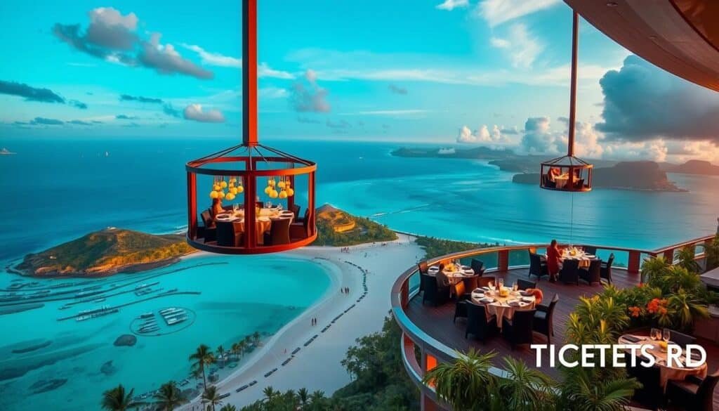 Punta Cana aerial dining views Punta Cana aerial dining views