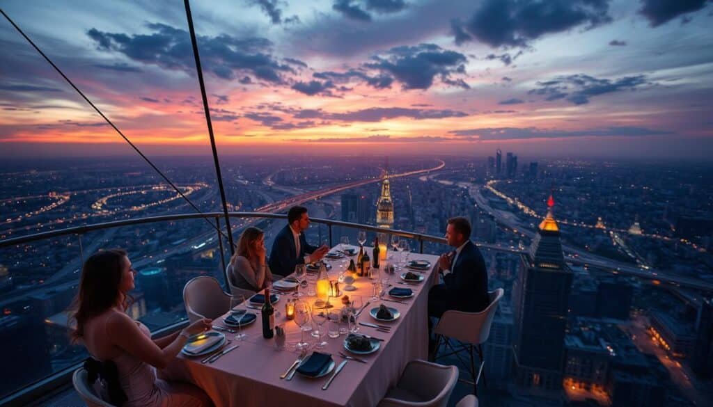 aerial dining experience