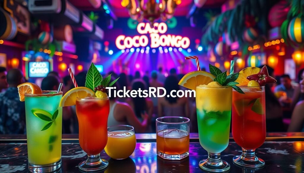 bebidas tradicionales en Coco Bongo bebidas tradicionales en Coco Bongo