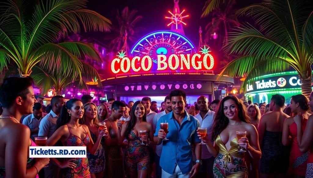 vestimenta en Coco Bongo