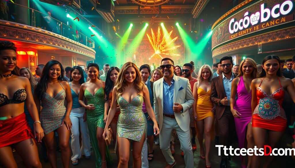 vestimenta y moda en Coco Bongo